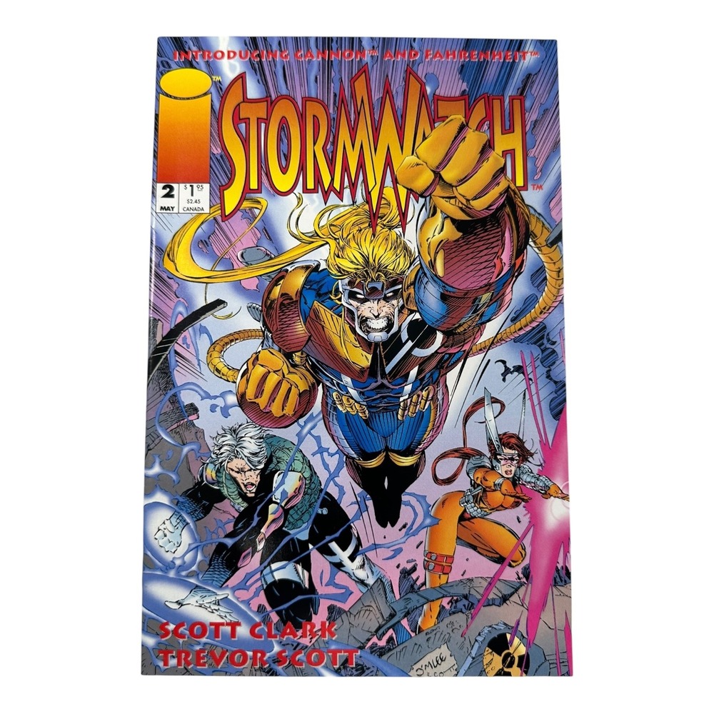 Stormwatch Comic Book #2 May 1993 Image Comics Cannon & Fahrenheit‎